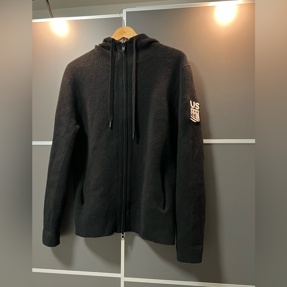 Naked Cashmere Reversible Zip Cashmere Hoddie Medium